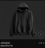Black hoodie