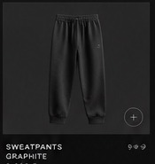 Black sweatpants